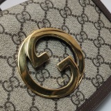 Gucci Blondie NM Flap Bag GG Coated Canvas Mini — thumbnail 11