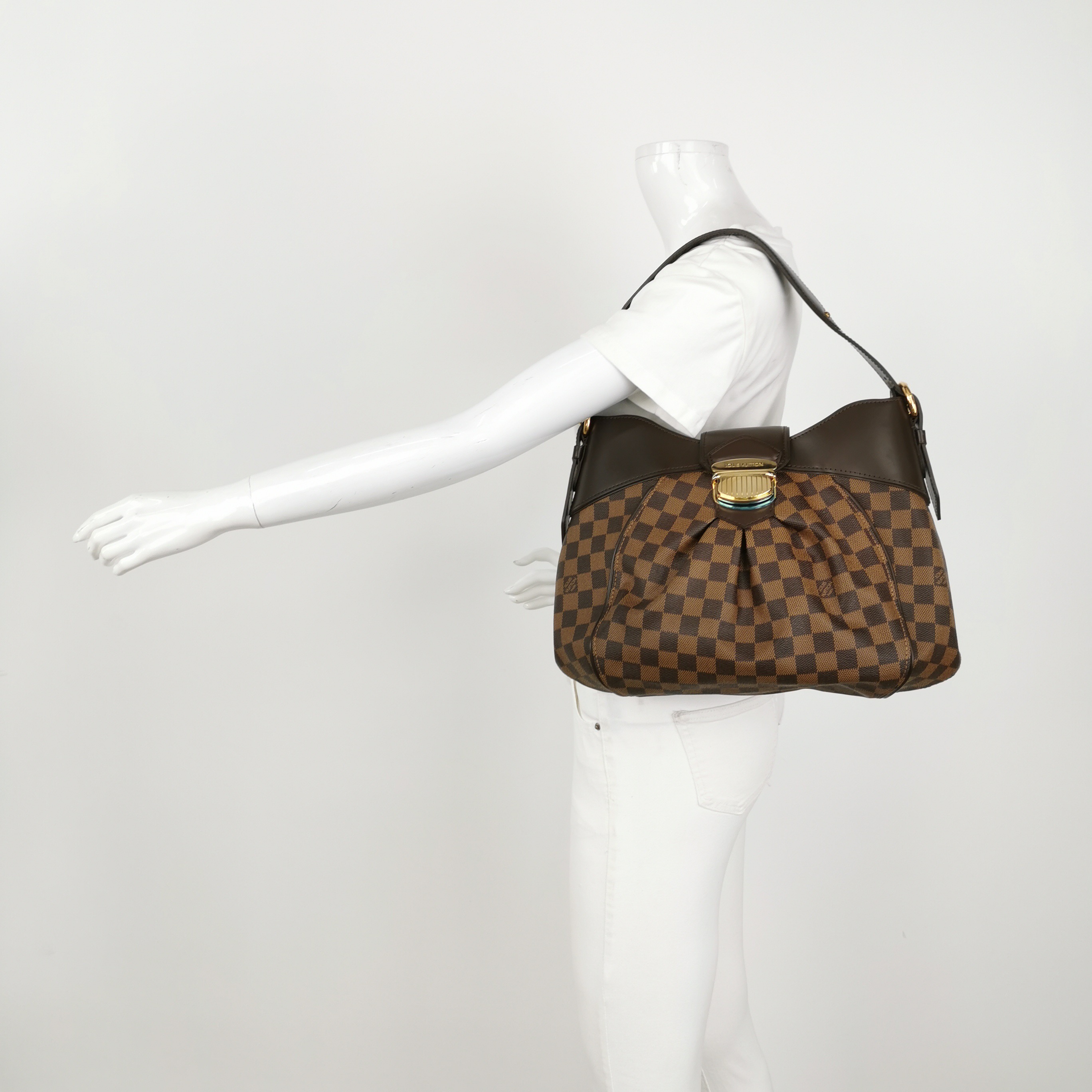 Louis Vuitton(LV) Sistina Handbag Damier — alternate view