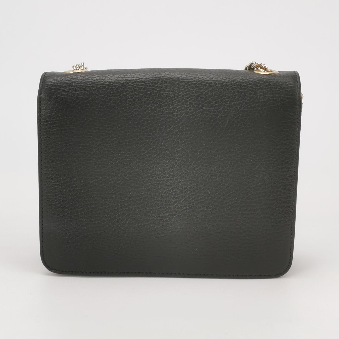 Gucci Interlocking Shoulder Bag Leather Small — photo 5 of 12