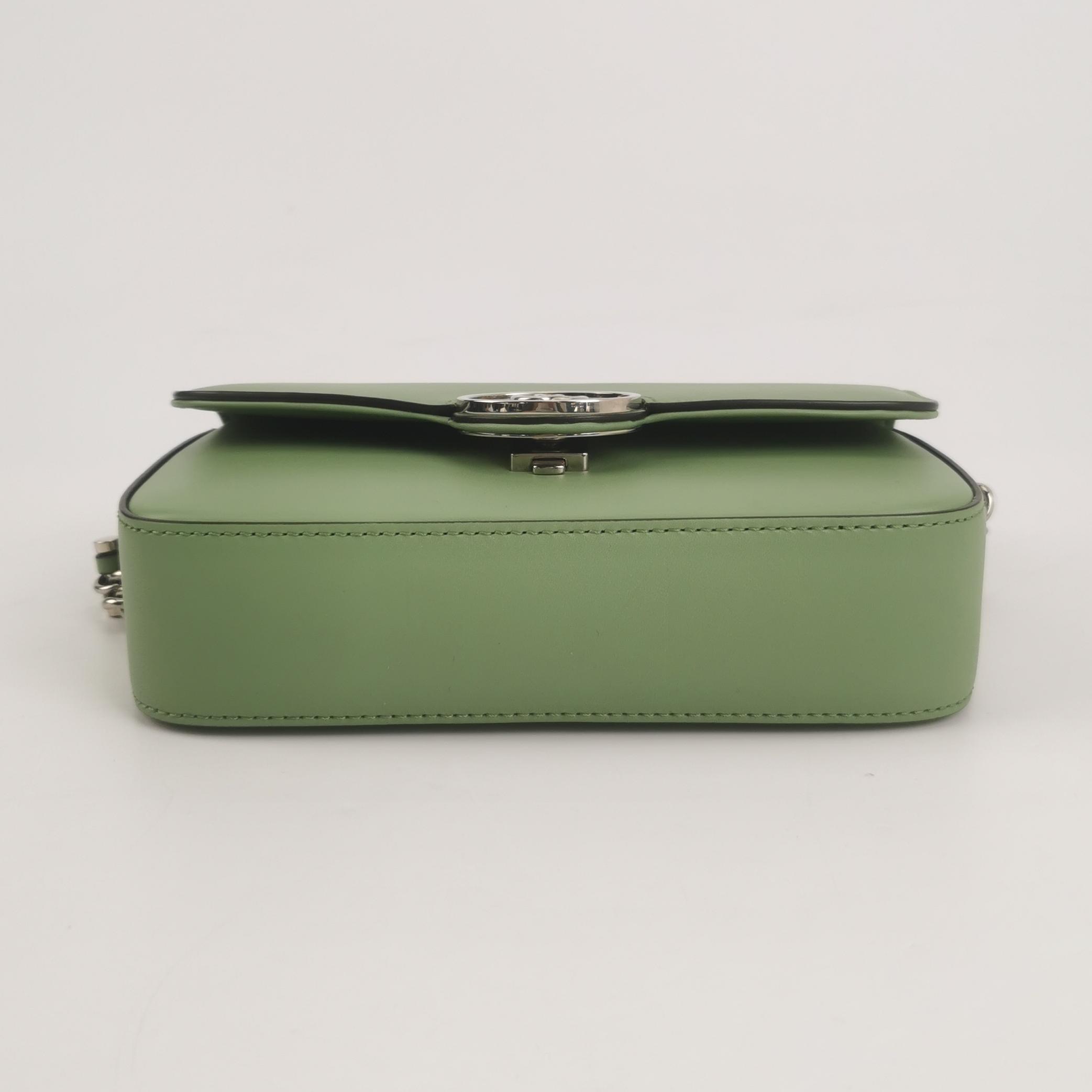Gucci Petite GG Flap Shoulder Bag Leather Mini — photo 6 of 17