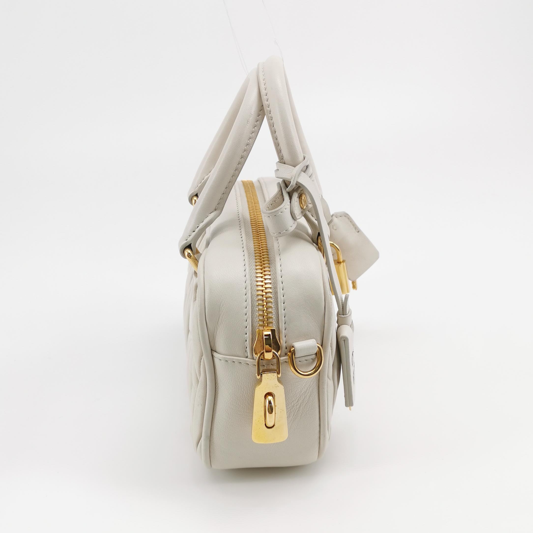 Miu Miu Arcadie Top Handle Bag Matelasse Leather Small — photo 4 of 16