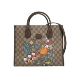 Gucci Disney Donald Duck Convertible Tote Printed GG Coated Canvas — thumbnail 1