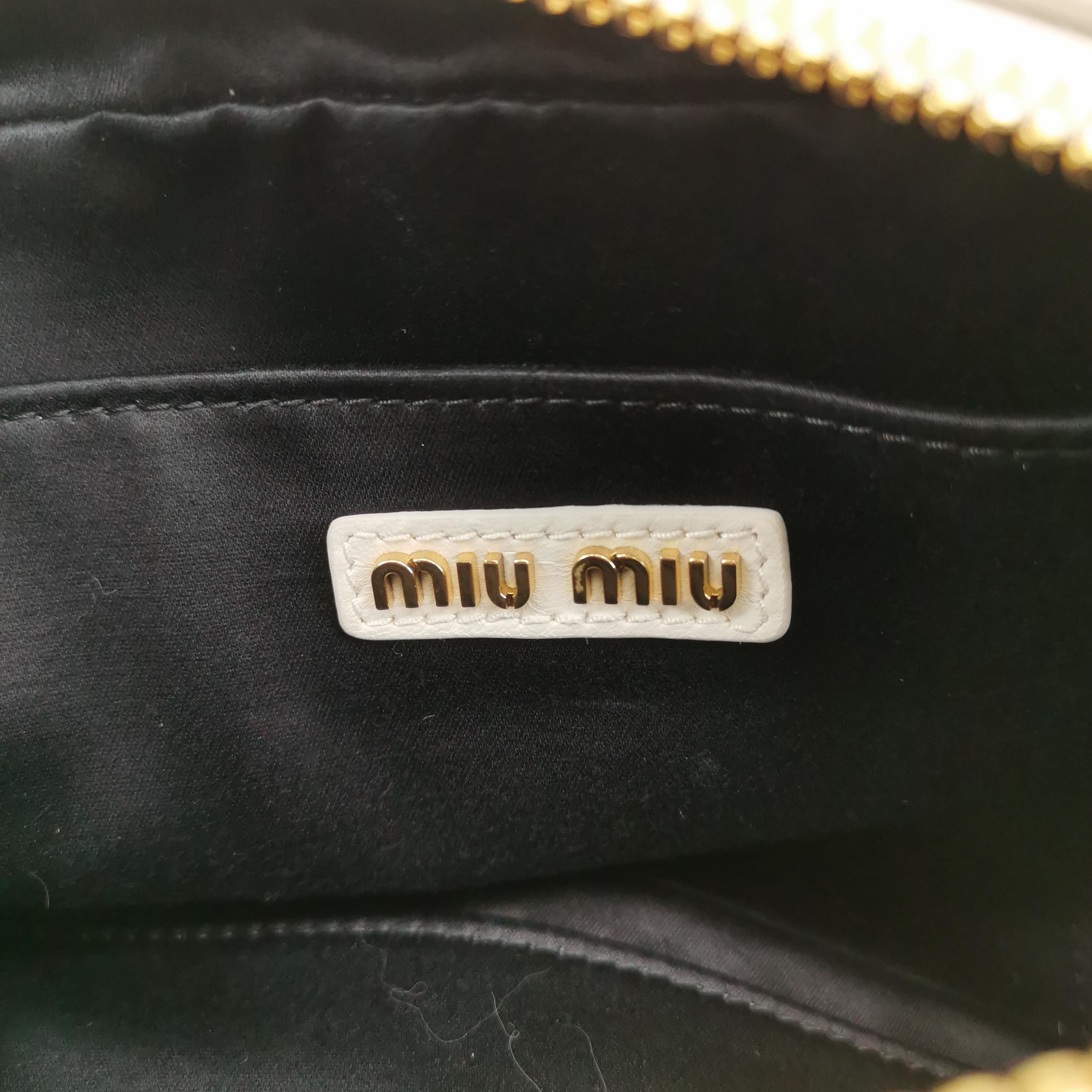Miu Miu Arcadie Top Handle Bag Matelasse Leather Small — photo 13 of 16
