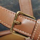 Celine Bucket Bag Triomphe Coated Canvas Medium — thumbnail 8