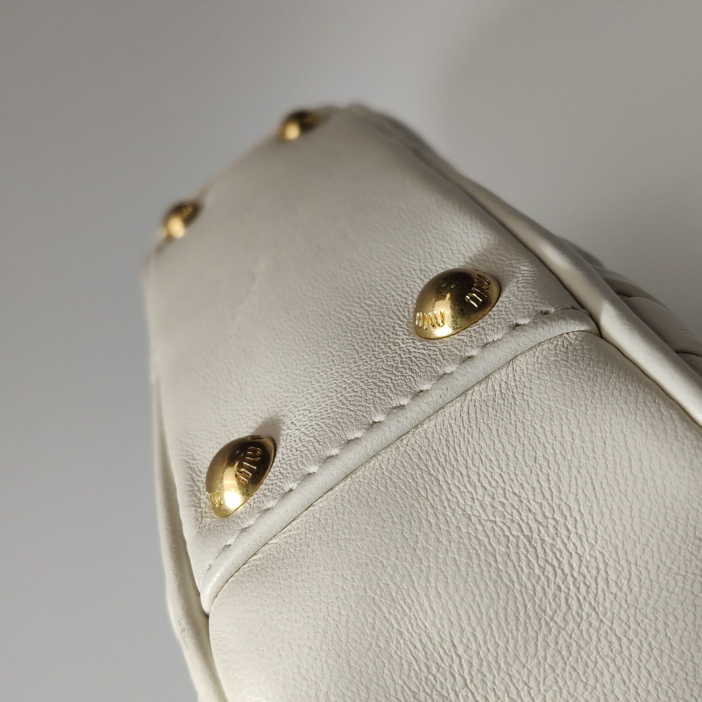 Miu Miu Arcadie Top Handle Bag Matelasse Leather Small — photo 10 of 16