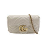 Gucci GG Marmont Flap Bag Matelasse Leather Super Mini — thumbnail 1