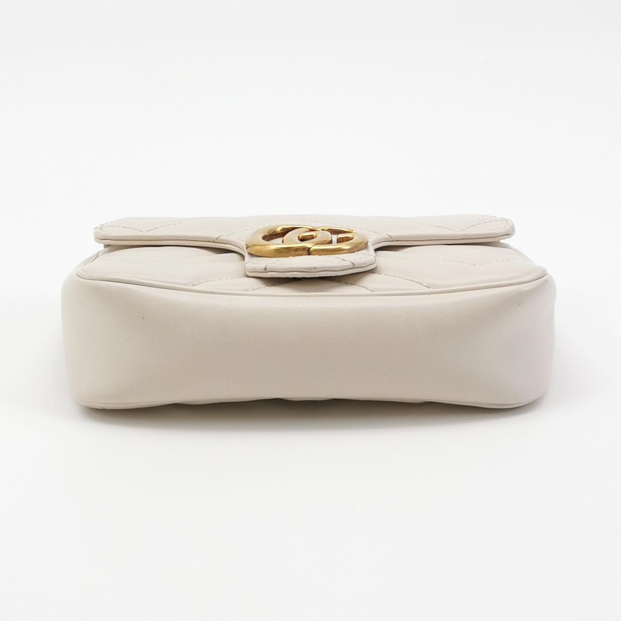 Gucci GG Marmont Flap Bag Matelasse Leather Super Mini — photo 6 of 14