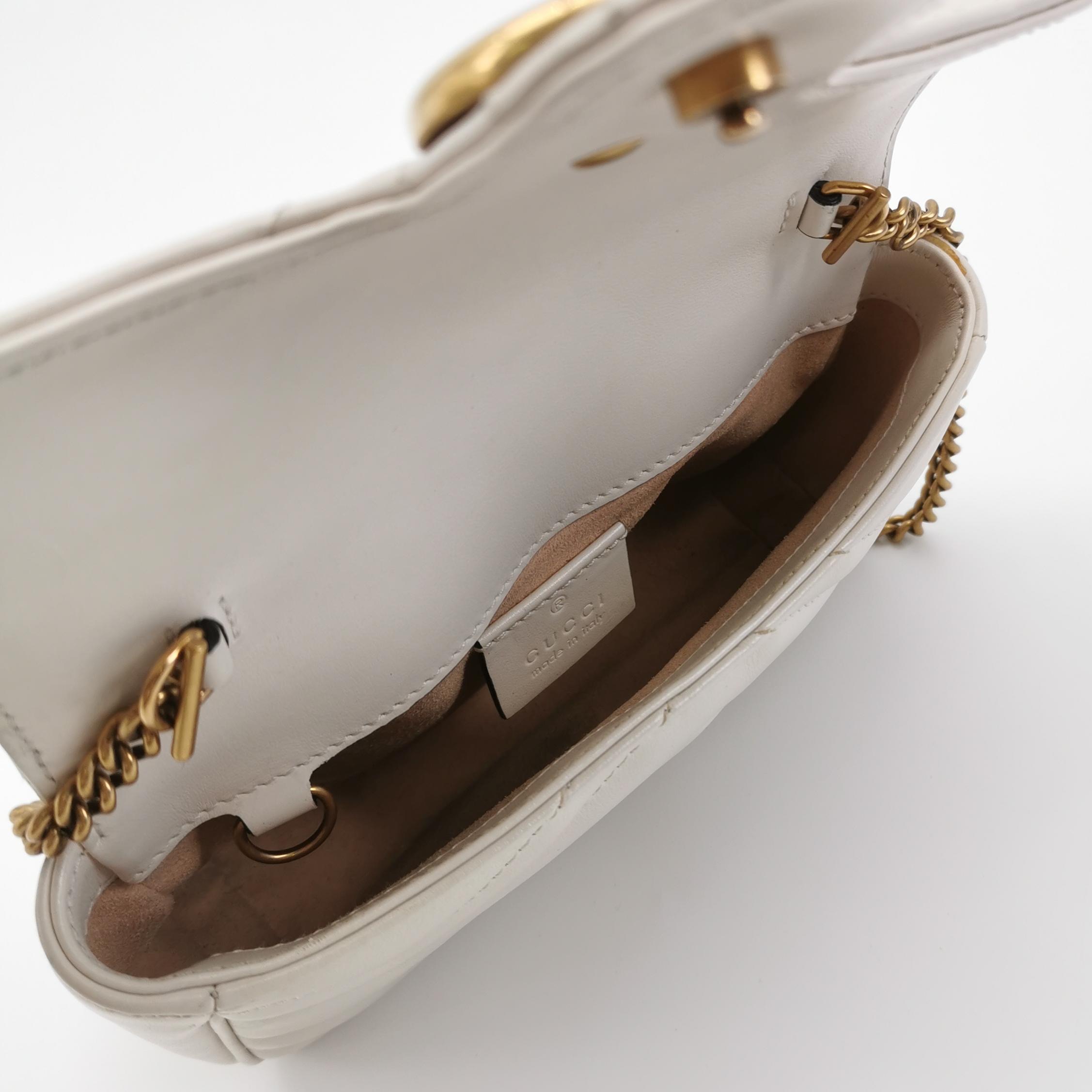 Gucci GG Marmont Flap Bag Matelasse Leather Super Mini — photo 8 of 14