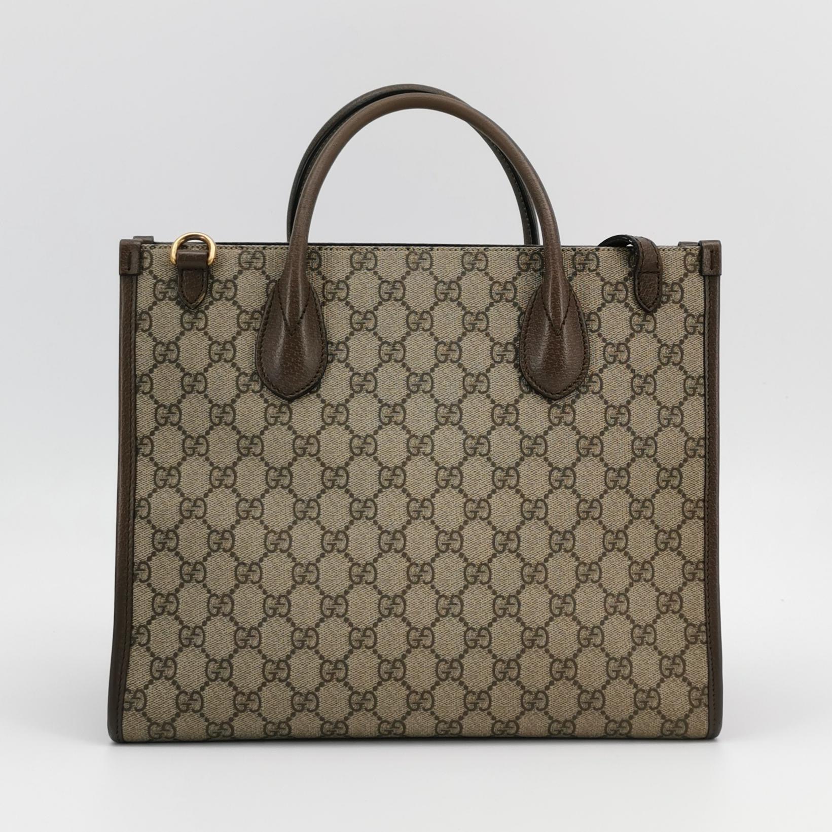 Gucci Disney Donald Duck Convertible Tote Printed GG Coated Canvas — photo 5 of 20