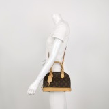 Louis Vuitton(LV) Alma Handbag Monogram Canvas BB — thumbnail 2