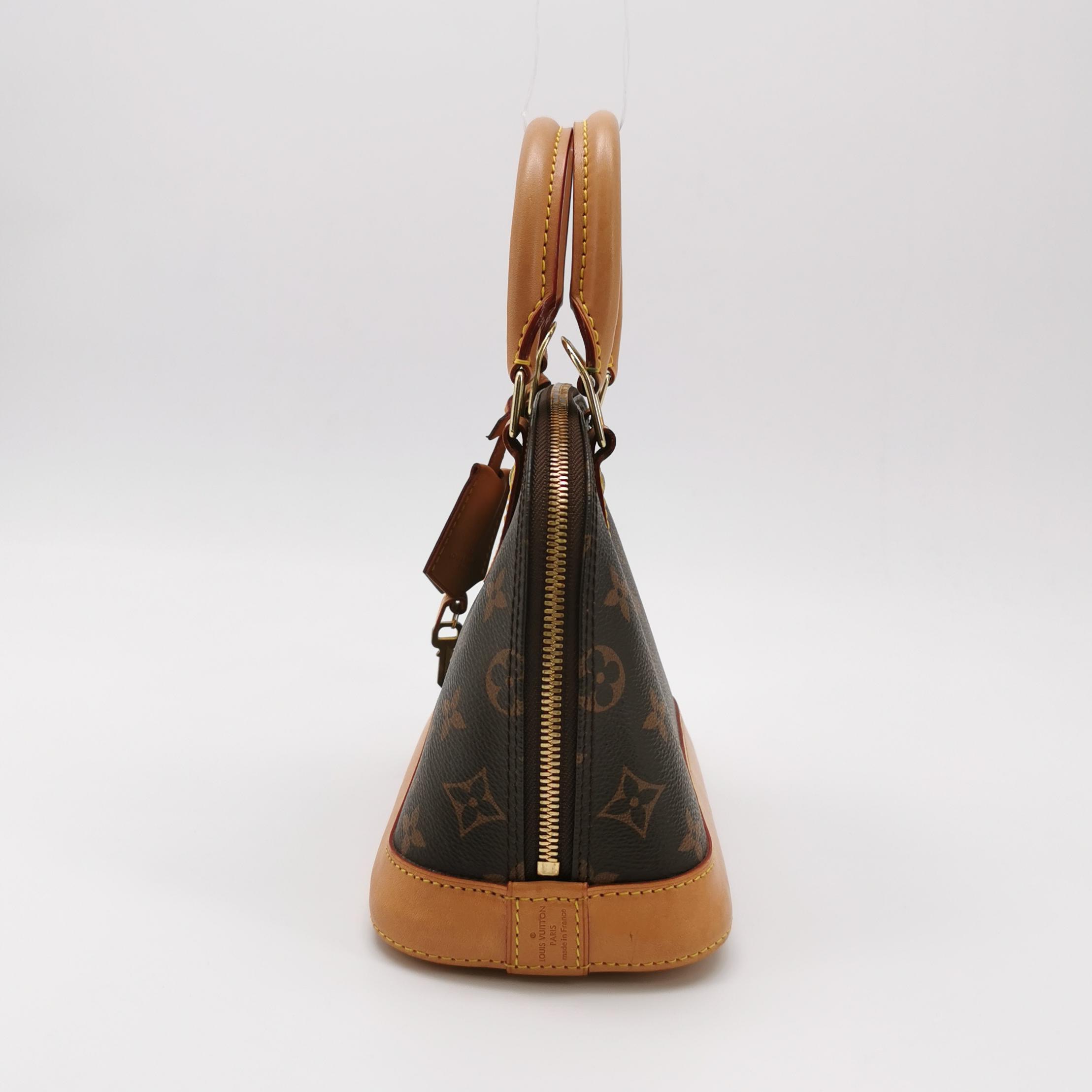 Louis Vuitton(LV) Alma Handbag Monogram Canvas BB — photo 3 of 17