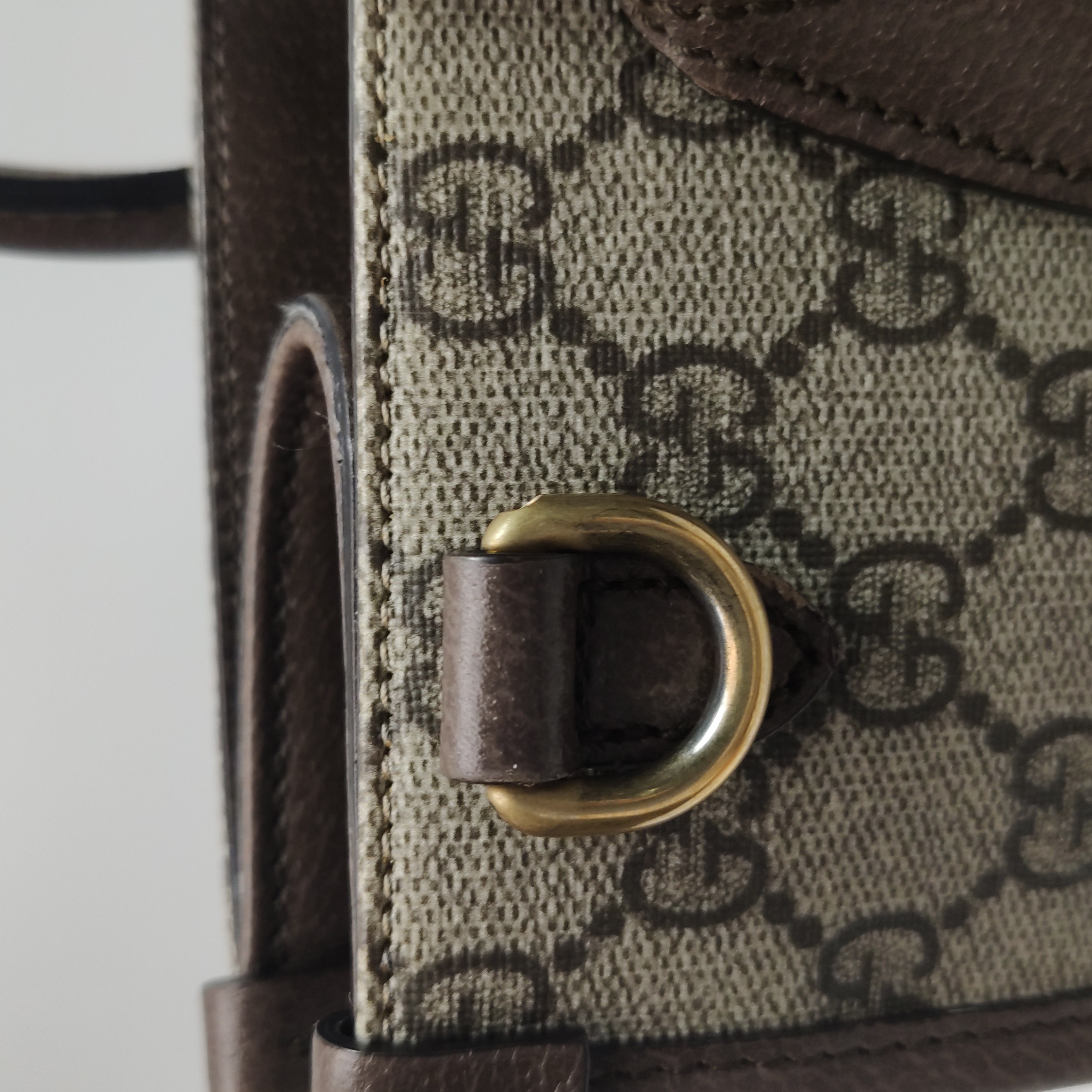 Gucci Disney Donald Duck Convertible Tote Printed GG Coated Canvas — photo 9 of 20