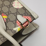 Gucci Convertible Open Tote Apple GG Coated Canvas Small — thumbnail 12