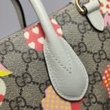 Gucci Convertible Open Tote Apple GG Coated Canvas Small — thumbnail 16