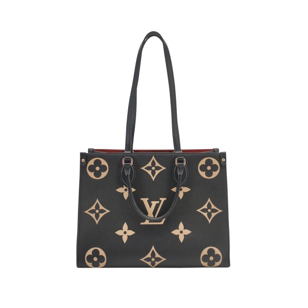 Louis Vuitton(LV) OnTheGo Tote Bicolor Monogram Empreinte Giant MM — pre-owned, Vierlot