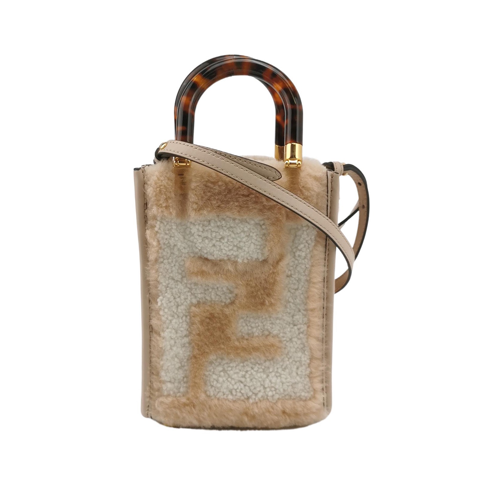 Fendi Sunshine Shopper Tote Leather Mini — photo 1 of 11