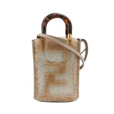 Fendi Sunshine Shopper Tote Leather Mini — thumbnail 1