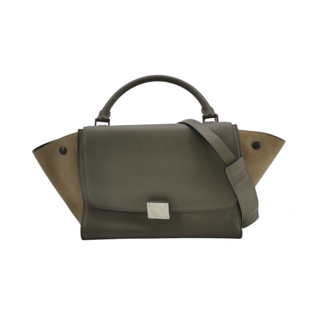 Celine Trapeze Bag Leather Small — pre-owned, Vierlot