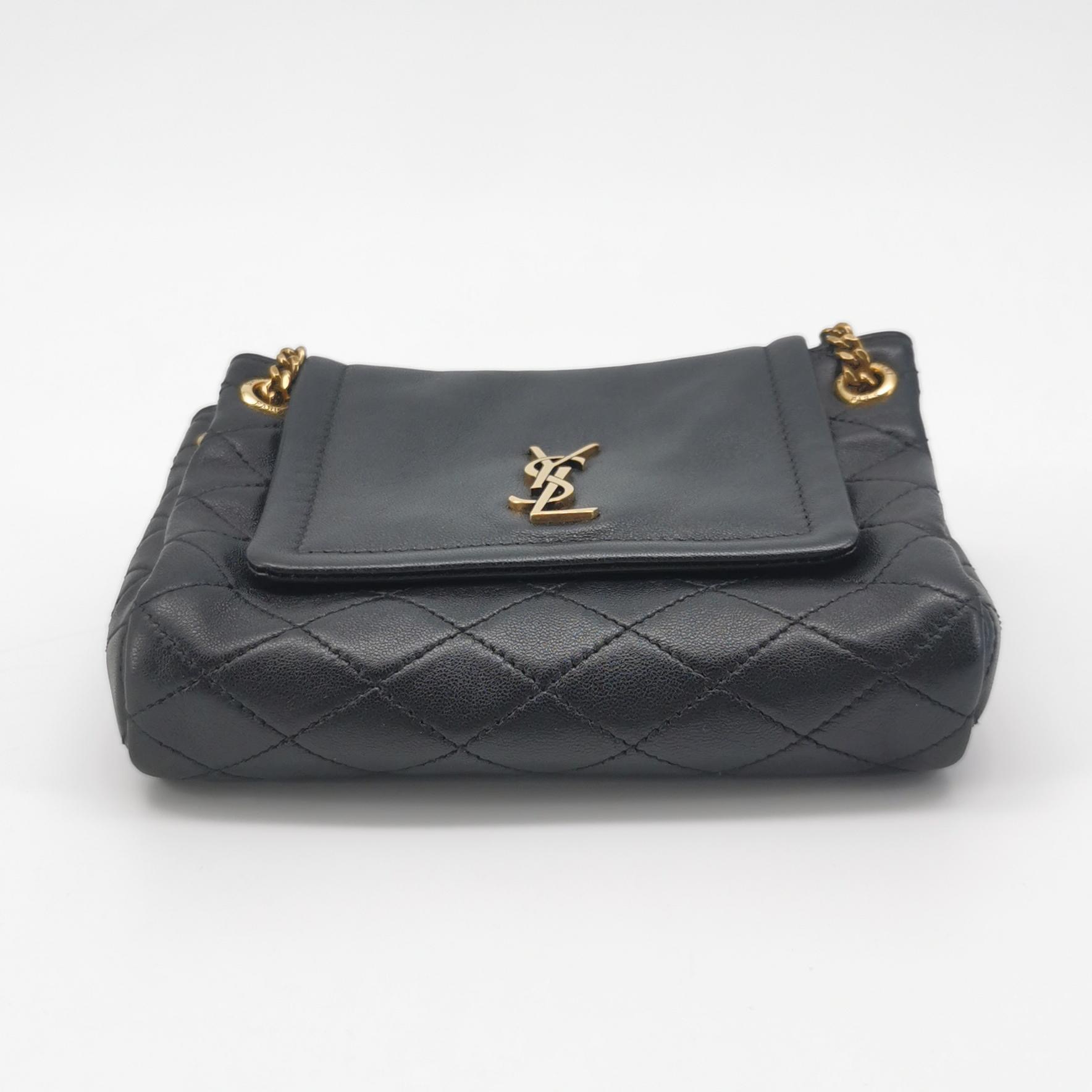 Saint Laurent(YSL) Nolita Satchel Quilted Leather Mini