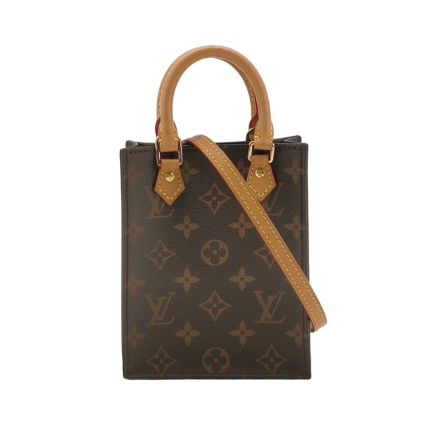 Louis Vuitton(LV) Petit Sac Plat Bag Monogram Canvas — pre-owned, Vierlot