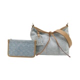 Louis Vuitton(LV) CarryAll Hobo Monogram Denim PM — thumbnail 1