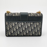 Dior 30 Montaigne Chain Flap Bag Oblique Canvas — thumbnail 5