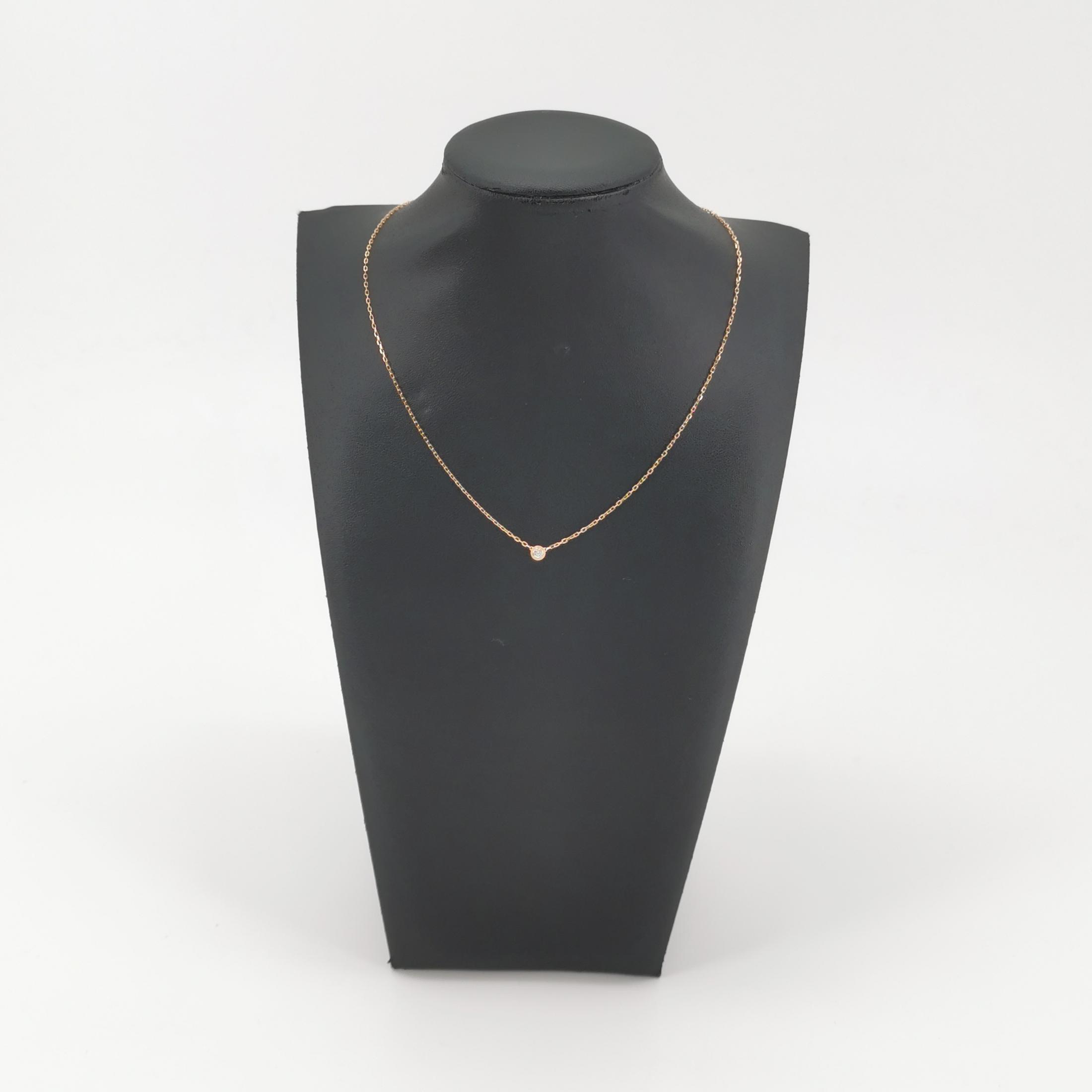 Cartier Cartier D'Amour Pendant Necklace 18K Yellow Gold and Diamond Small — photo 3 of 6