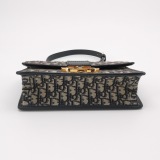 Dior 30 Montaigne Chain Flap Bag Oblique Canvas — thumbnail 6