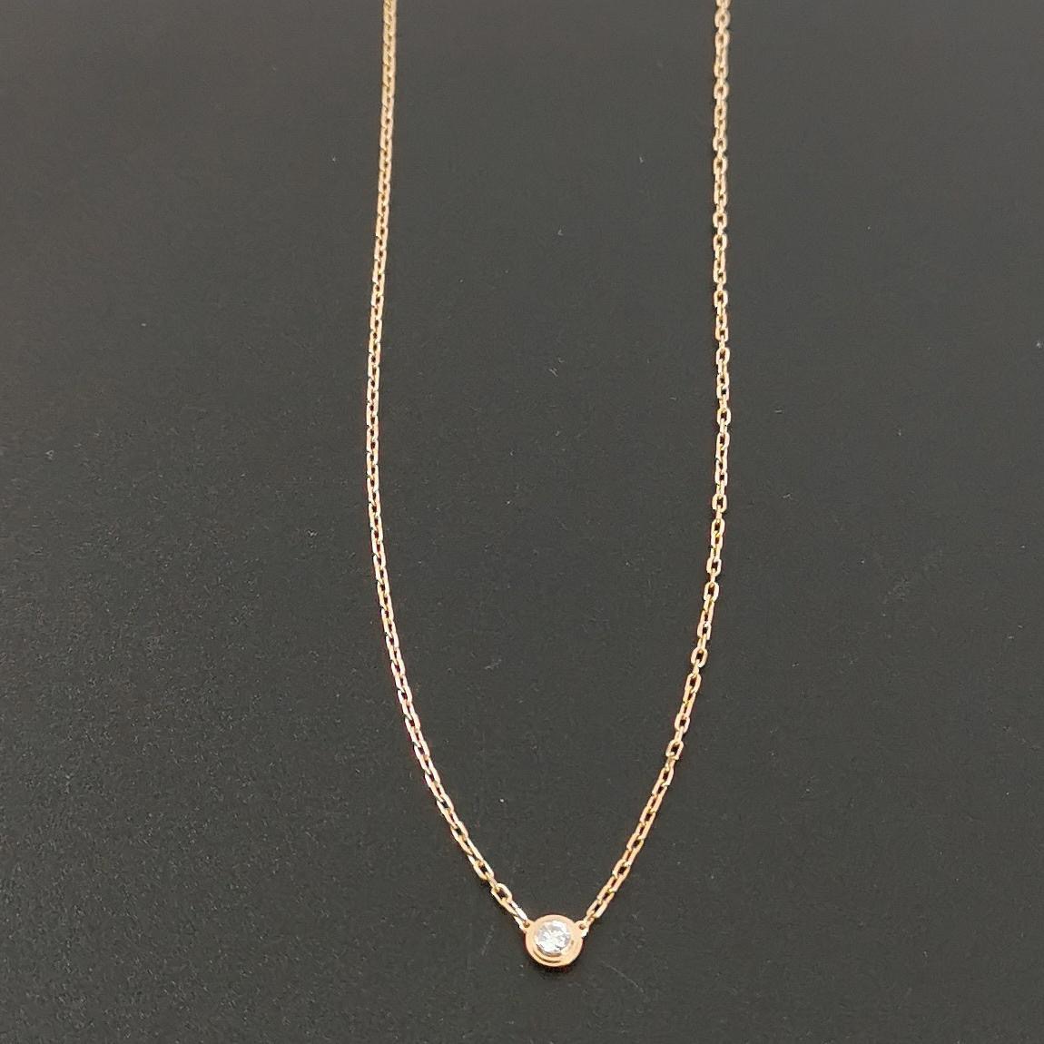 Cartier Cartier D'Amour Pendant Necklace 18K Yellow Gold and Diamond Small — photo 2 of 6