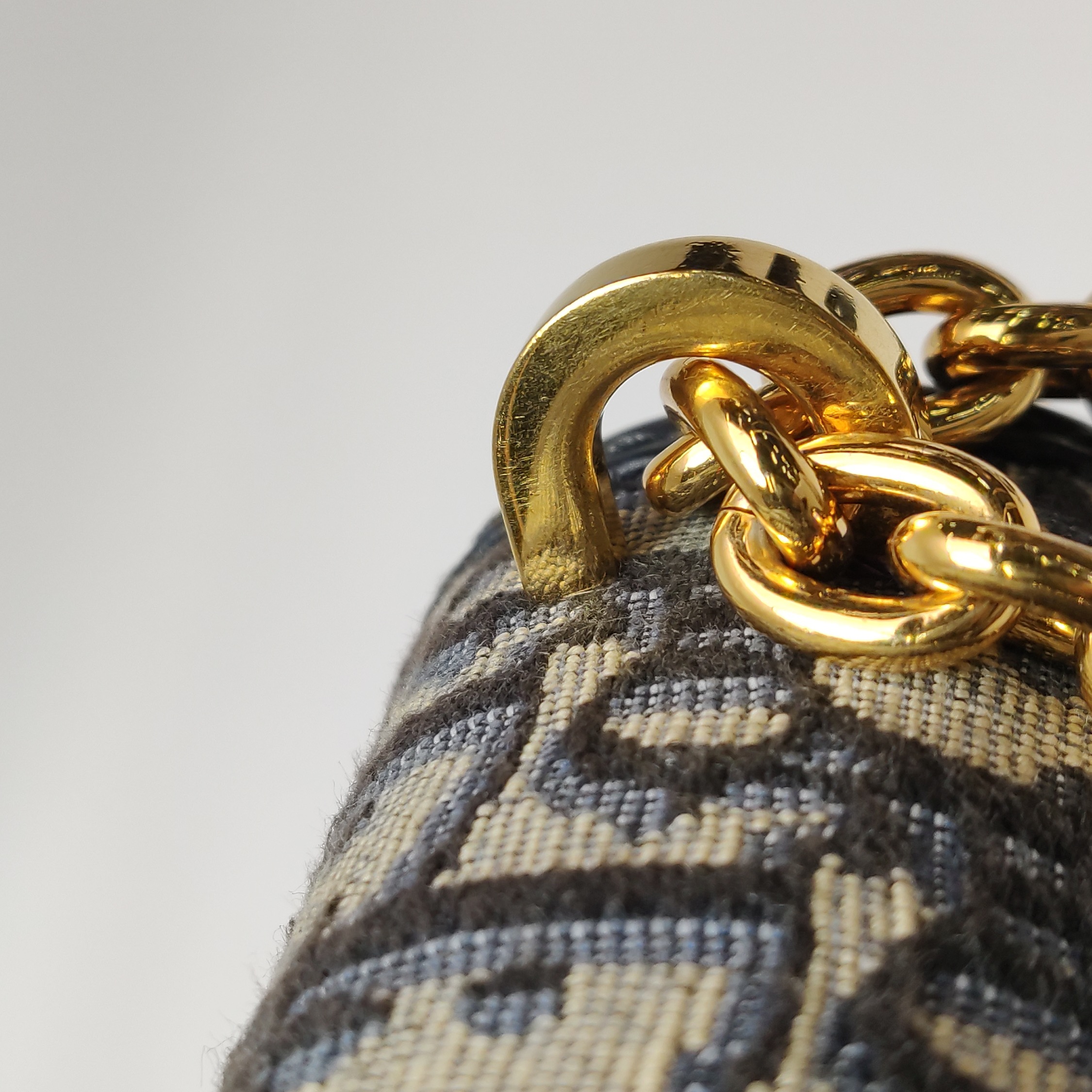 Dior 30 Montaigne Chain Flap Bag Oblique Canvas — photo 10 of 19