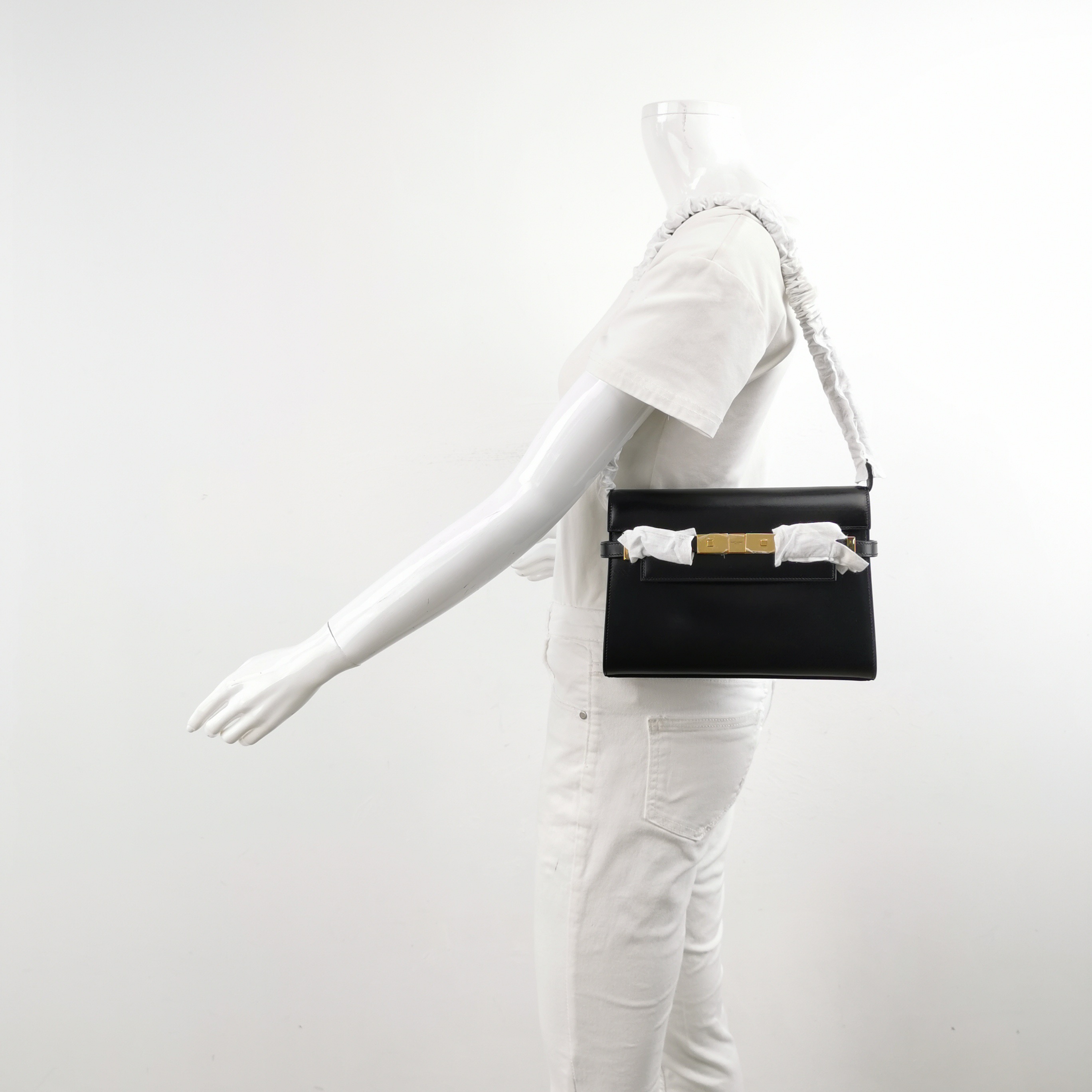 Saint Laurent(YSL) Manhattan Shoulder Bag Leather Small — alternate view