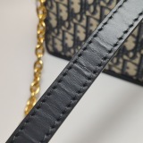 Dior 30 Montaigne Chain Flap Bag Oblique Canvas — thumbnail 14