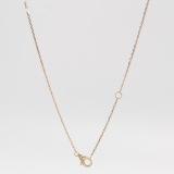 Cartier Amulette de Cartier Pendant Necklace 18K Yellow Gold with Mother of Pearl and Diamond XS — thumbnail 3