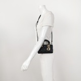 Dior Lady D-Joy Bag Cannage Quilt Lambskin Micro — thumbnail 2