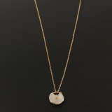 Cartier Amulette de Cartier Pendant Necklace 18K Yellow Gold with Mother of Pearl and Diamond XS — thumbnail 4