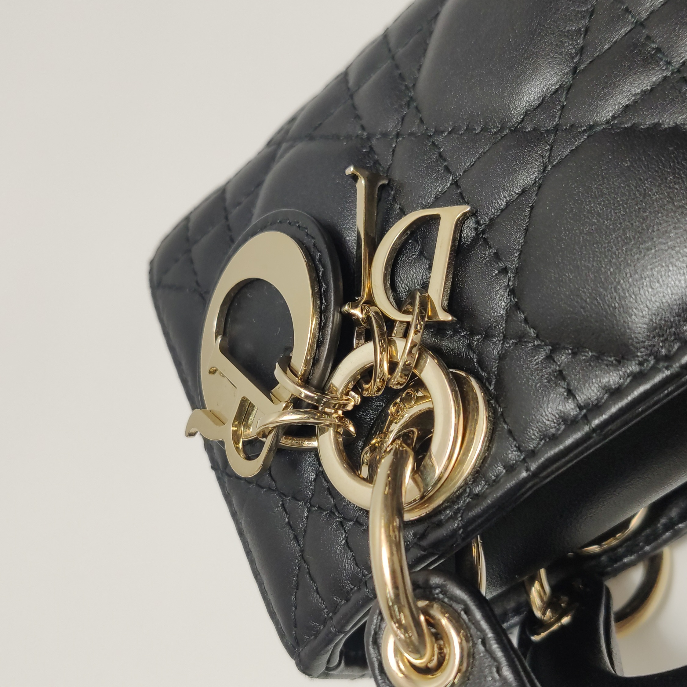 Dior Lady D-Joy Bag Cannage Quilt Lambskin Micro — photo 8 of 17
