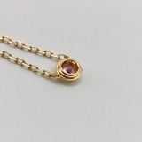 Cartier Cartier D'Amour Pendant Necklace 18K Rose Gold with Pink Sapphire Small — thumbnail 6