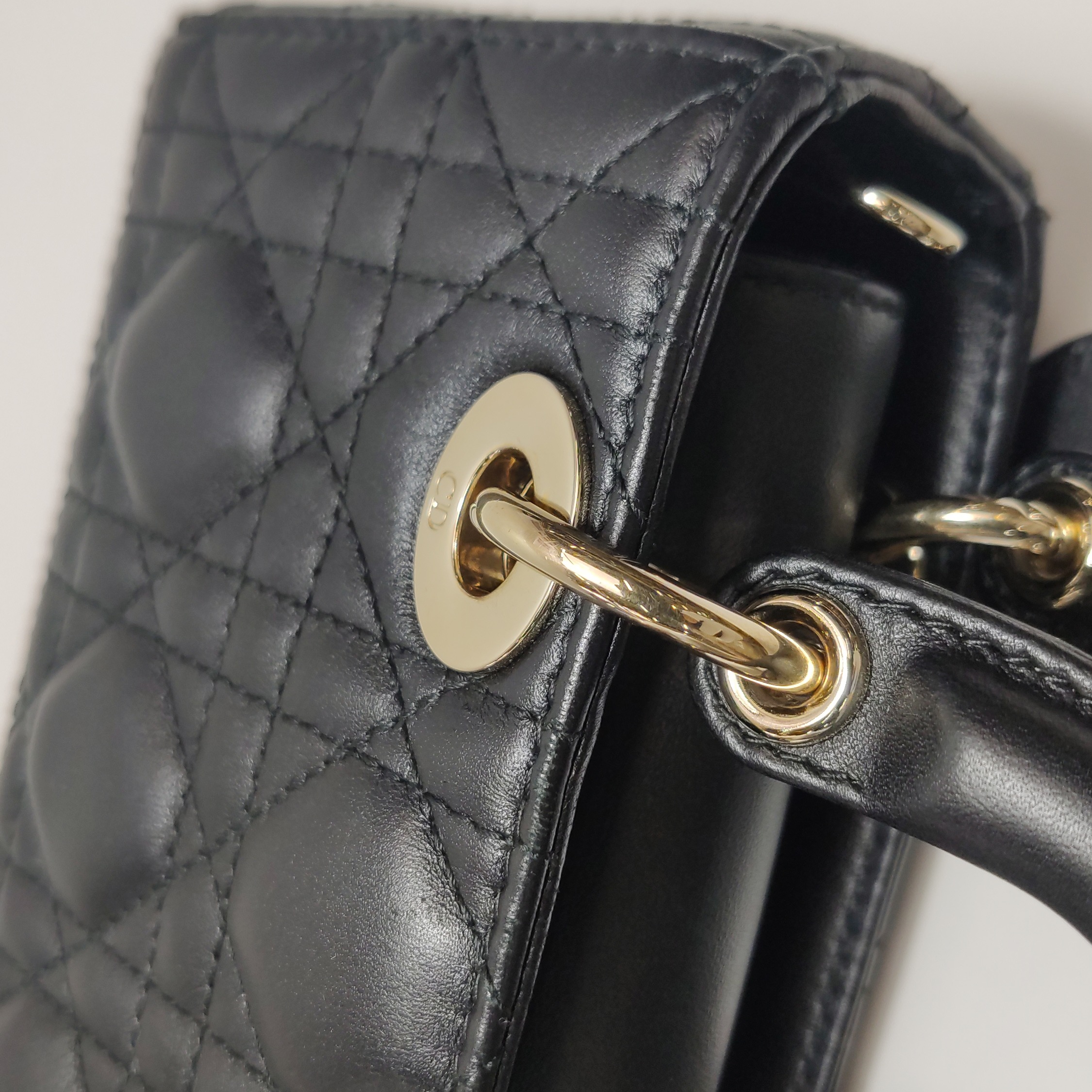 Dior Lady D-Joy Bag Cannage Quilt Lambskin Micro — photo 9 of 17
