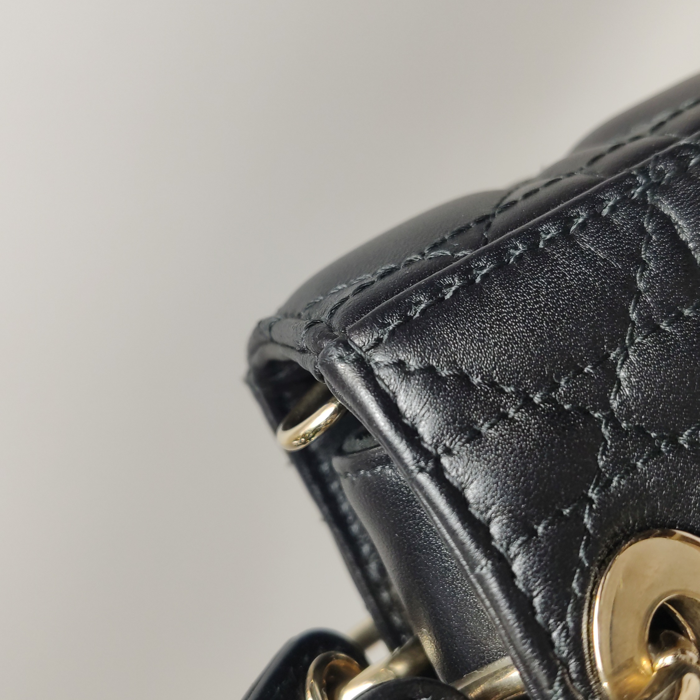 Dior Lady D-Joy Bag Cannage Quilt Lambskin Micro — photo 12 of 17