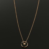 Cartier Amulette de Cartier Pendant Necklace 18K Rose Gold with Onyx and Diamond XS — thumbnail 4