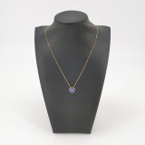 Cartier Amulette de Cartier Pendant Necklace 18K Yellow Gold with Lapis Lazuli and Diamond XS — thumbnail 2