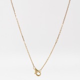 Cartier Amulette de Cartier Pendant Necklace 18K Yellow Gold with Lapis Lazuli and Diamond XS — thumbnail 3