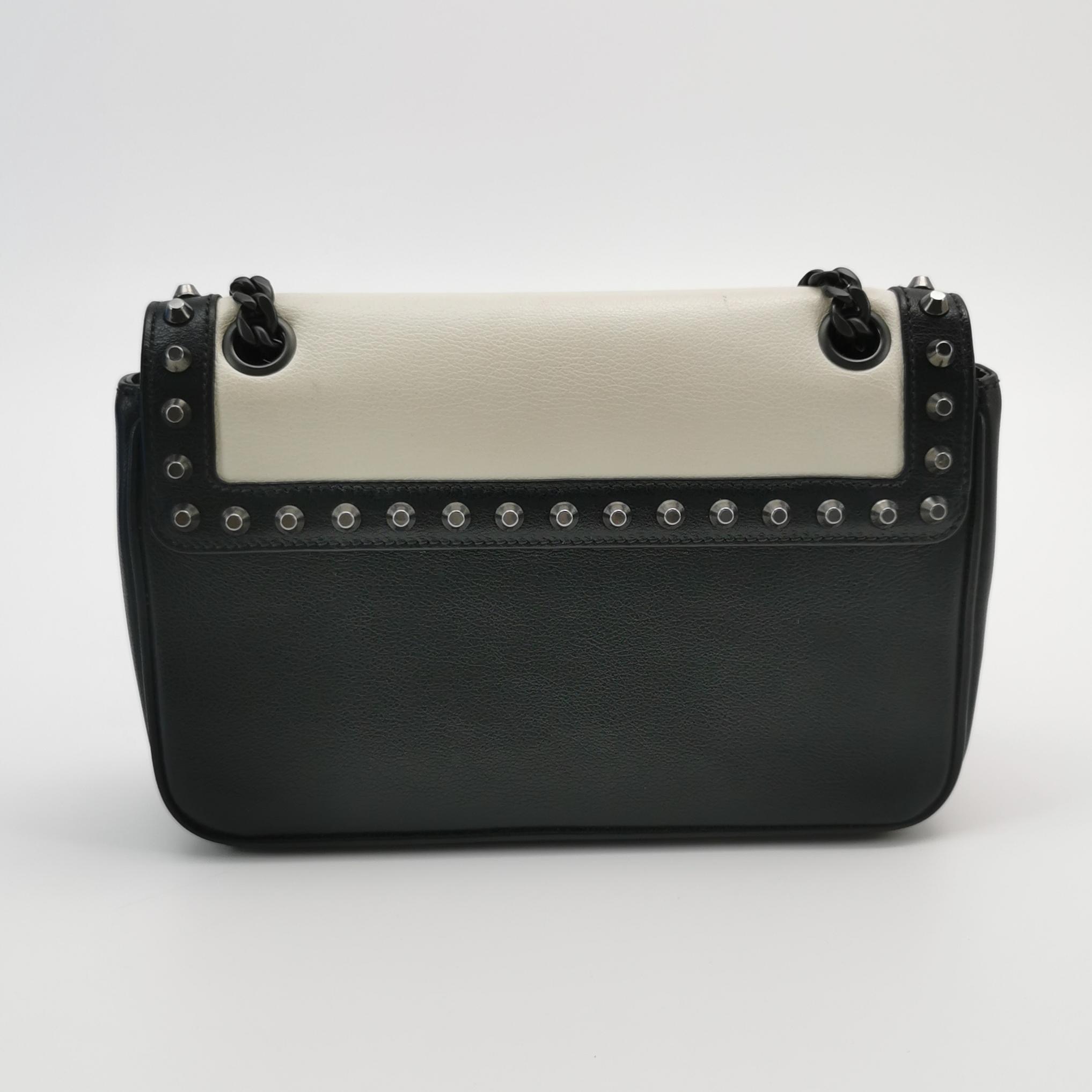 Prada Chain Flap Bag Studded Glace Calf Small — photo 5 of 25