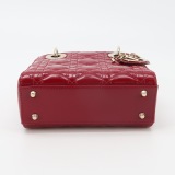 Dior Lady Dior Chain Bag Cannage Quilt Patent Mini — thumbnail 6