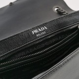 Prada Chain Flap Bag Studded Glace Calf Small — thumbnail 8