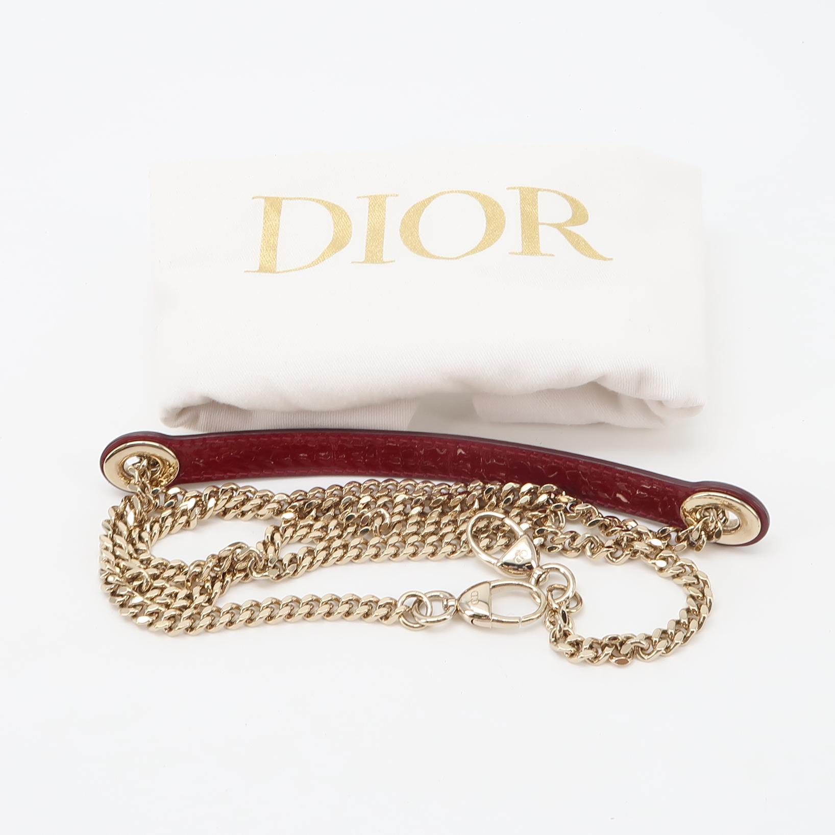 Dior Lady Dior Chain Bag Cannage Quilt Patent Mini — photo 7 of 17