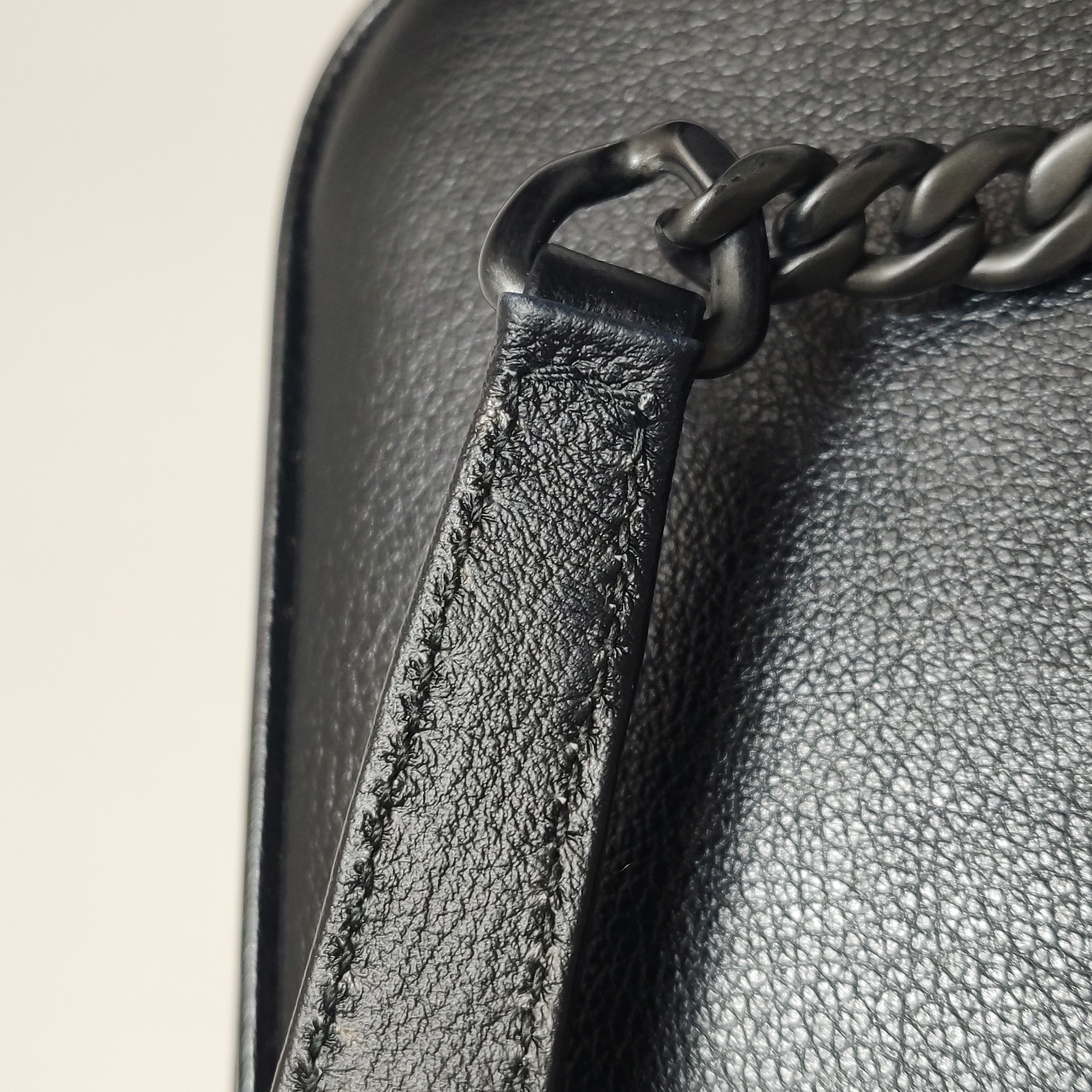 Prada Chain Flap Bag Studded Glace Calf Small — photo 23 of 25