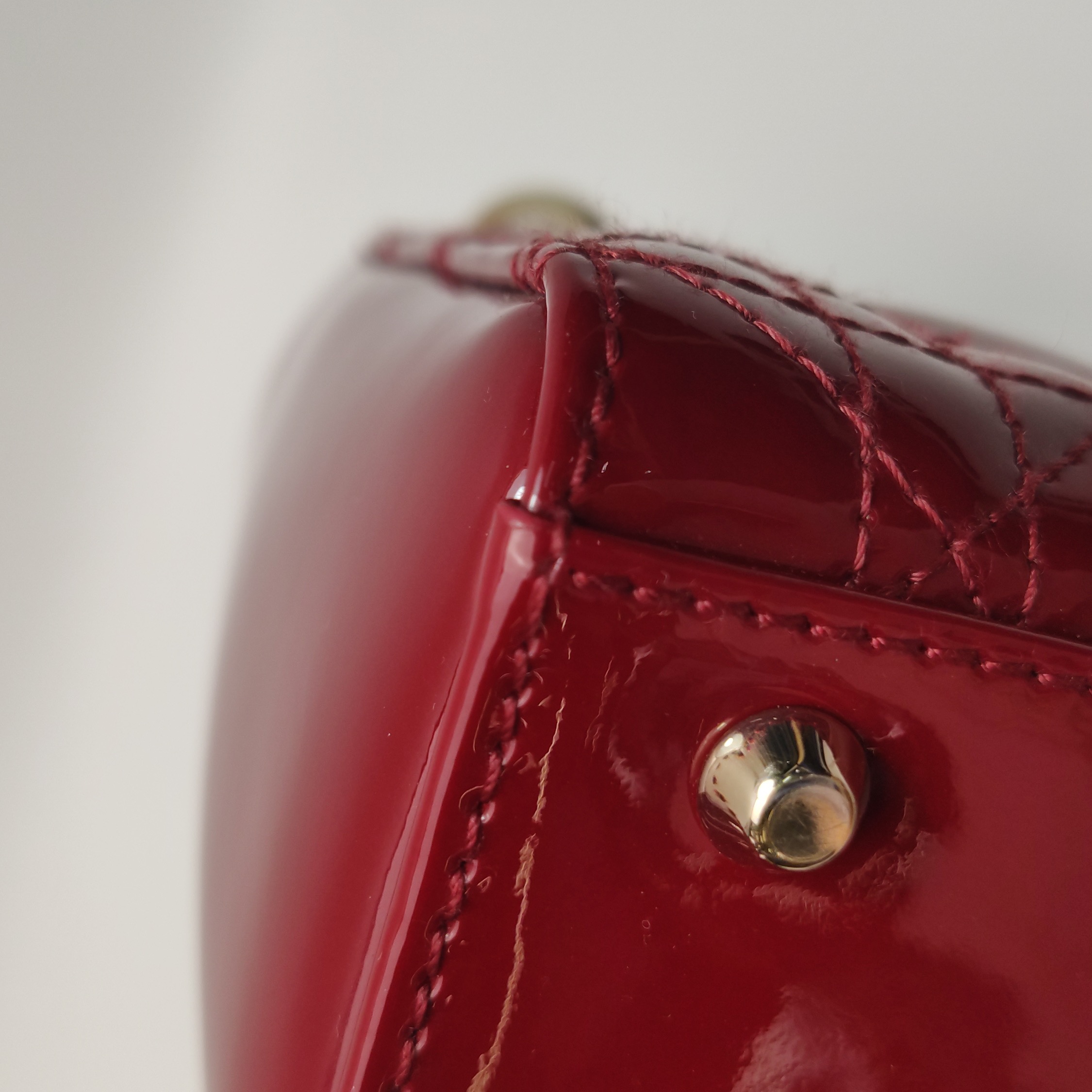 Dior Lady Dior Chain Bag Cannage Quilt Patent Mini — photo 15 of 17