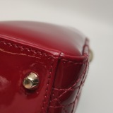 Dior Lady Dior Chain Bag Cannage Quilt Patent Mini — thumbnail 15