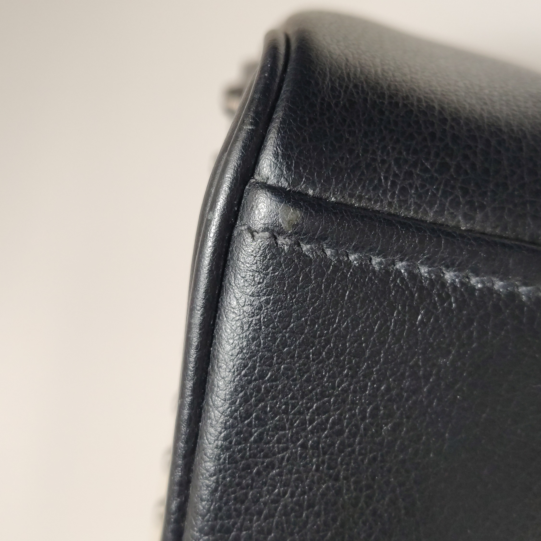 Prada Chain Flap Bag Studded Glace Calf Small — photo 17 of 25